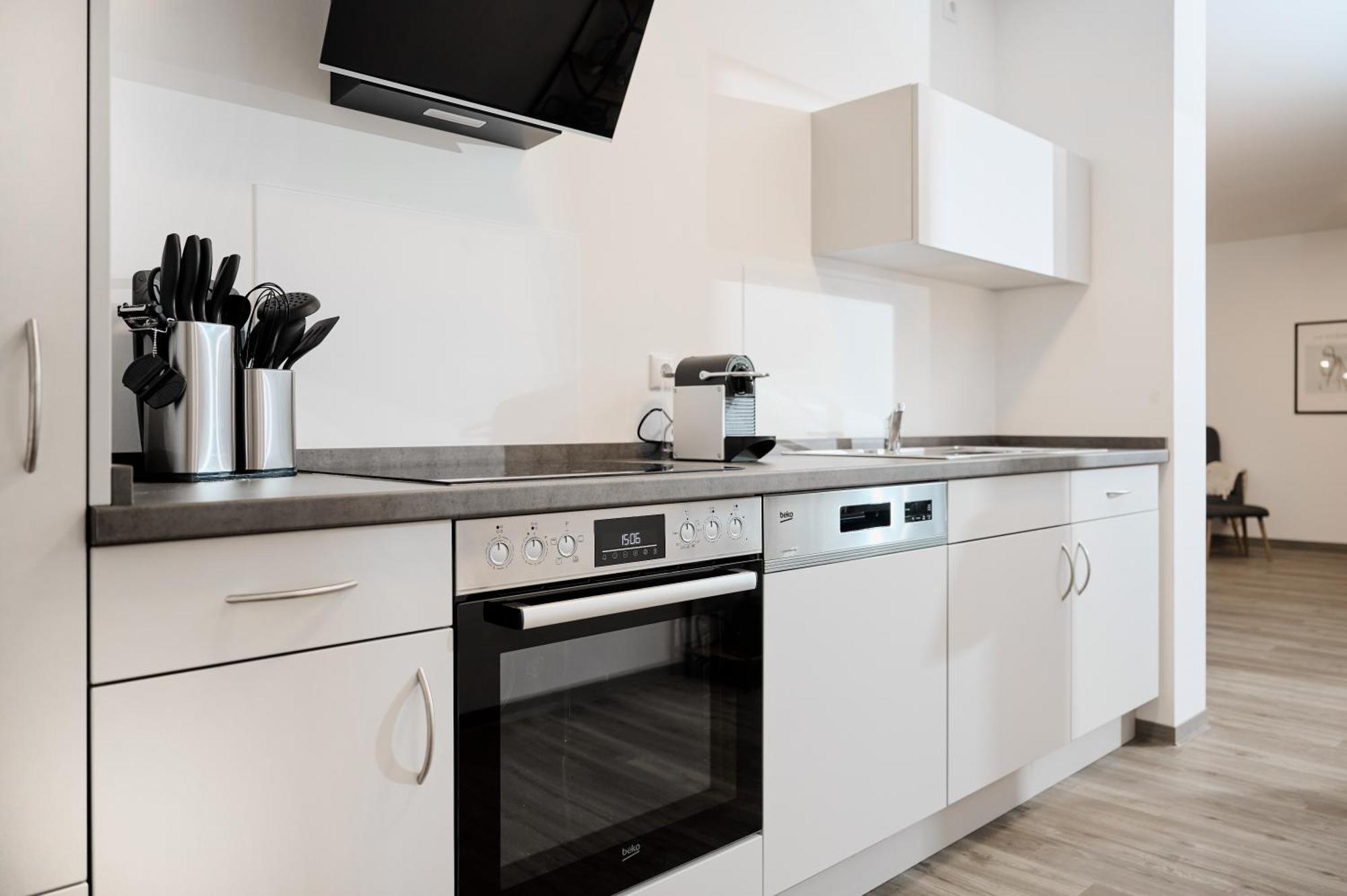 Moderne Apartments Mit Highspeed-Wlan Und Gratis-Tiefgarage Ihr Perfekter Rueckzugsort Nahe Dem Zentrum Und Der Therme I Barrierearm バート・キッシンゲン エクステリア 写真