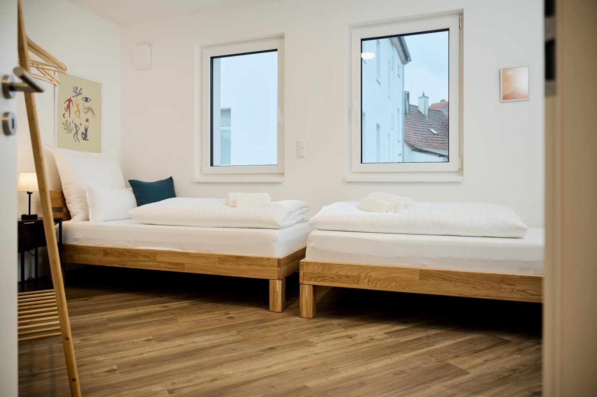 Moderne Apartments Mit Highspeed-Wlan Und Gratis-Tiefgarage Ihr Perfekter Rueckzugsort Nahe Dem Zentrum Und Der Therme I Barrierearm バート・キッシンゲン エクステリア 写真