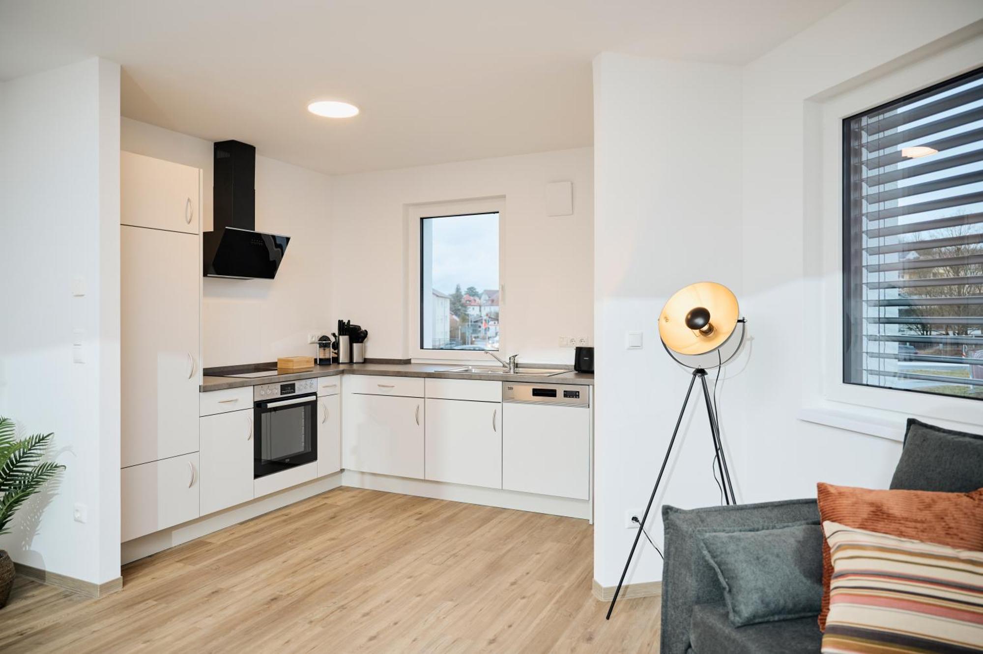 Moderne Apartments Mit Highspeed-Wlan Und Gratis-Tiefgarage Ihr Perfekter Rueckzugsort Nahe Dem Zentrum Und Der Therme I Barrierearm バート・キッシンゲン エクステリア 写真