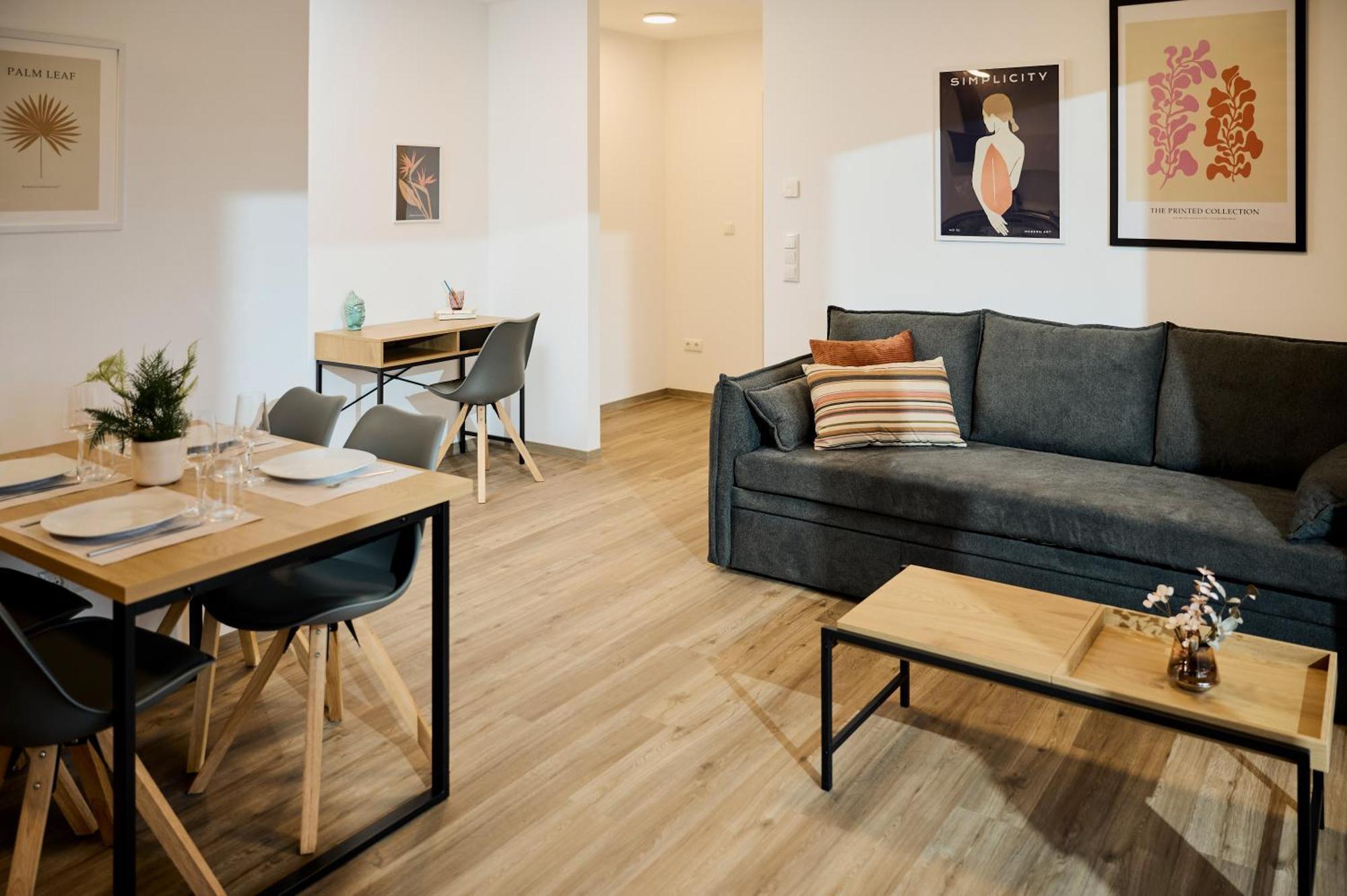 Moderne Apartments Mit Highspeed-Wlan Und Gratis-Tiefgarage Ihr Perfekter Rueckzugsort Nahe Dem Zentrum Und Der Therme I Barrierearm バート・キッシンゲン エクステリア 写真
